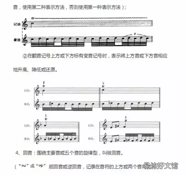 超全五线谱符号图片集合 钢琴符号图案及解释对照表