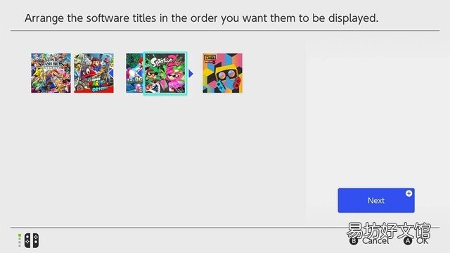 任天堂Switch系统版本升级，增加游戏分组功能