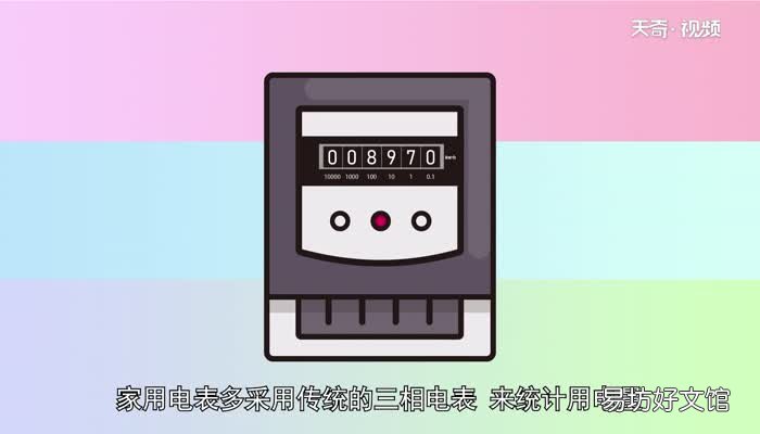 三相电表怎么看度数三相电表看度数是怎么看的