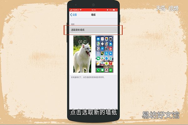 苹果怎么设置动态壁纸