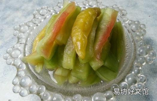 西瓜皮别丢!西瓜皮可作药用