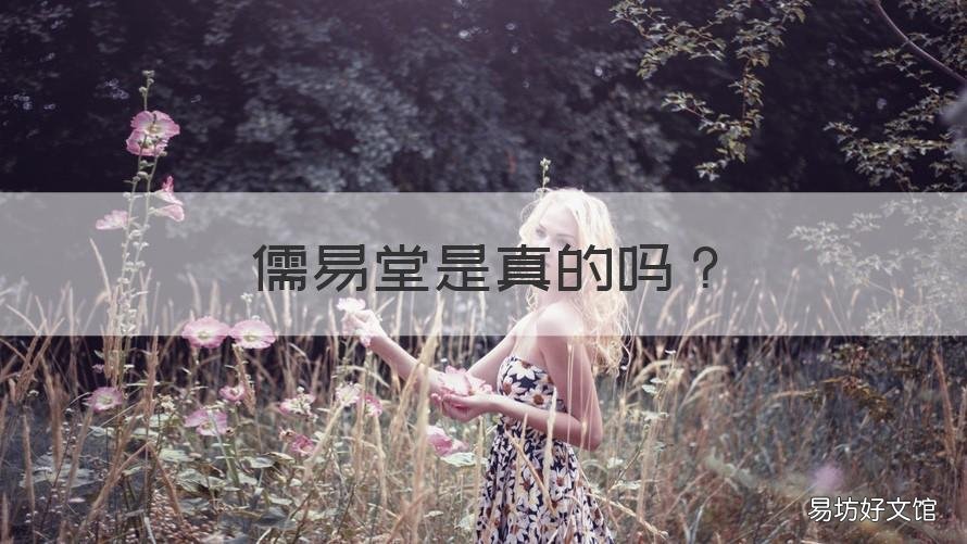 儒易堂是真的吗 儒易堂官网