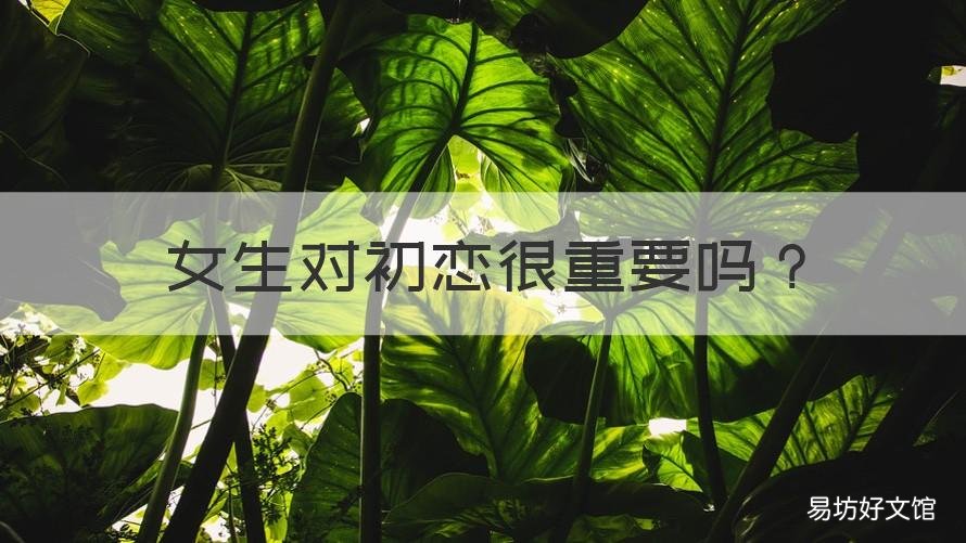 女生对初恋很重要吗 女生对初恋很重要吗为什么