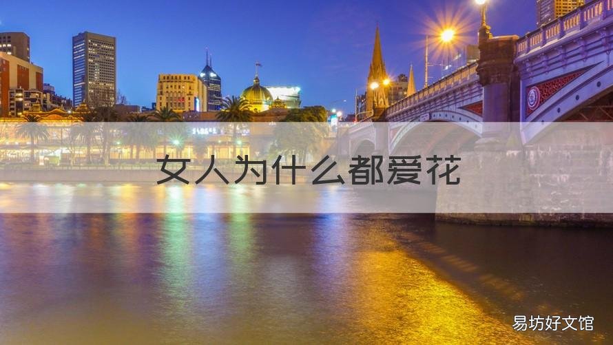 女人为什么都爱花 女人为什么都爱花心