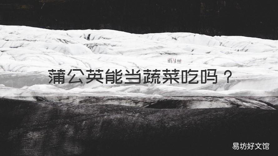 蒲公英能当蔬菜吃吗 蒲公英菜能生吃吗