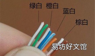 网线水晶头的接法图解 网线水晶头接法图解 口诀