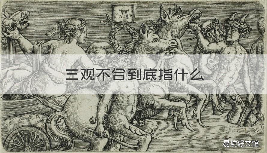 三观不合到底指什么 到底什么叫三观不合