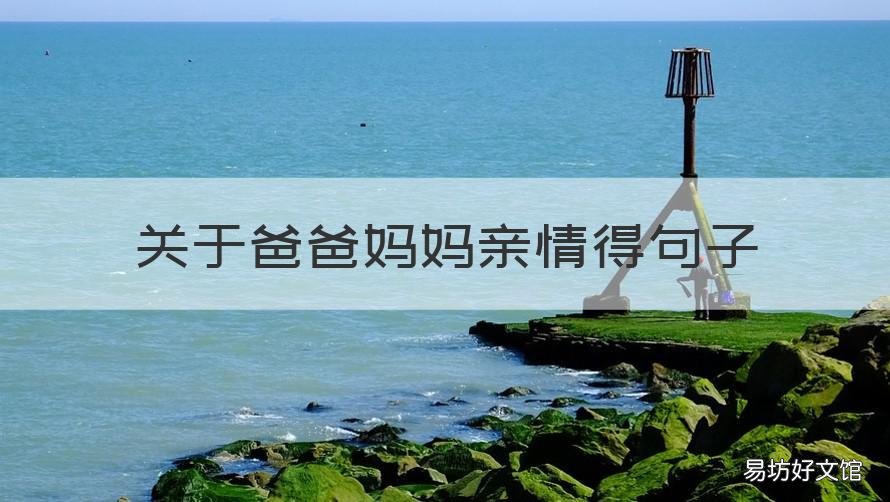关于爸爸妈妈亲情得句子 有关父母亲情的句子