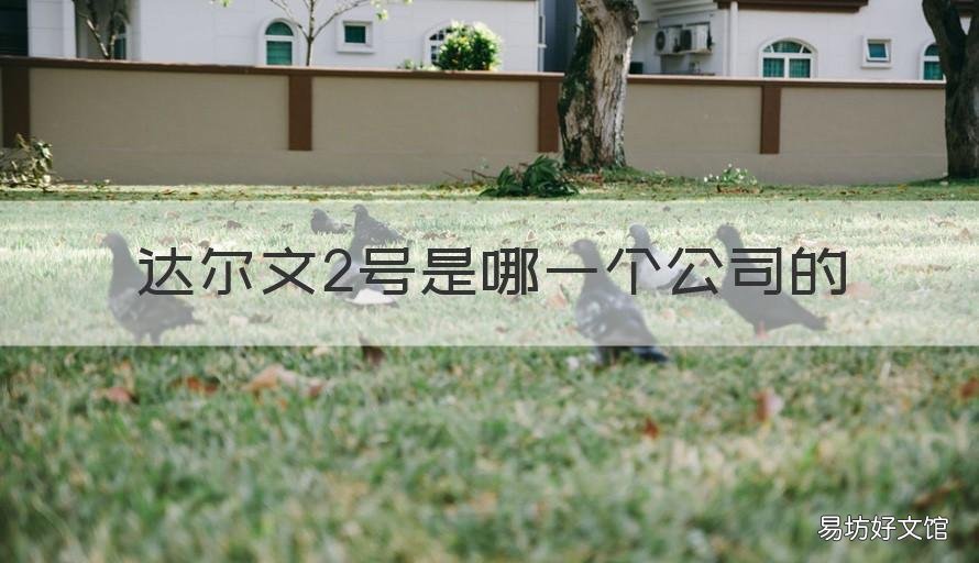 达尔文2号是哪一个公司的 达尔文2号是哪家公司的产品