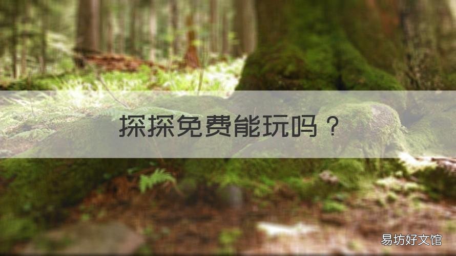 探探免费能玩吗 探探能不能玩