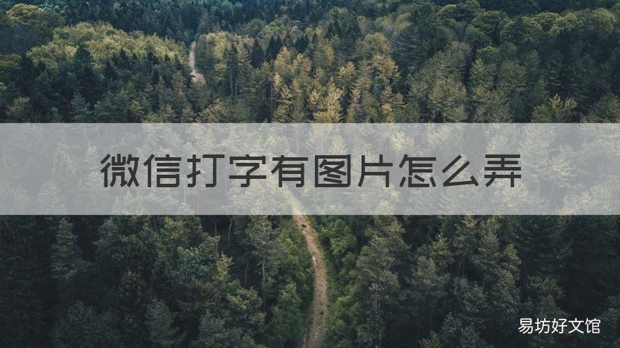 微信打字有图片怎么弄 微信怎么可以打字就有图片