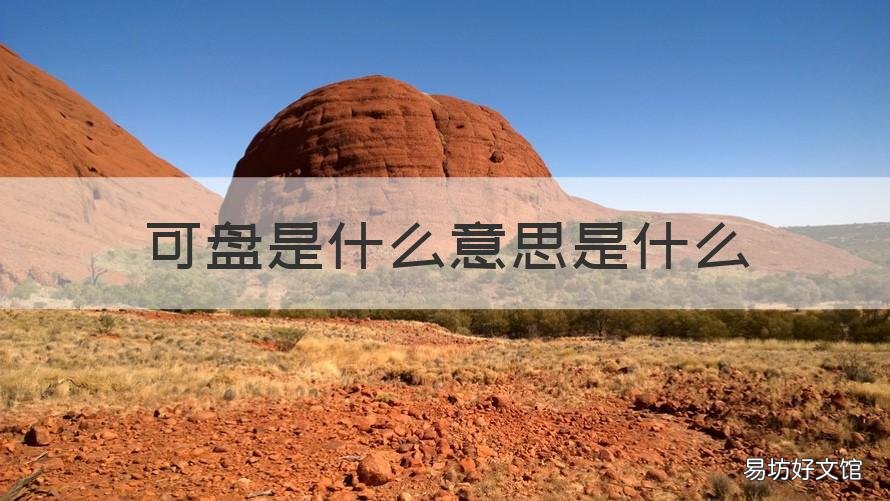 可盘是什么意思是什么 盘它的意思是什么意思