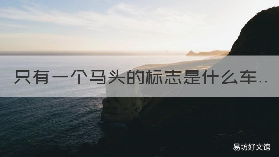 只有一个马头的标志是什么车 有一只马头标志是什么汽车