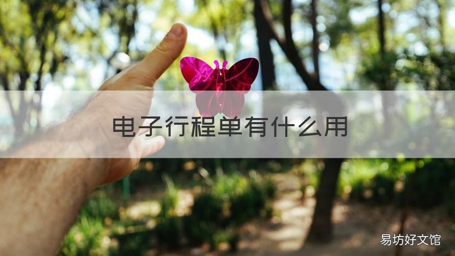 电子行程单有什么用 如何开具电子行程单