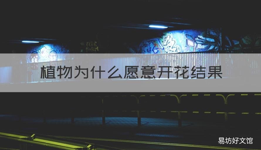 植物为什么愿意开花结果 植物开花都会结果吗
