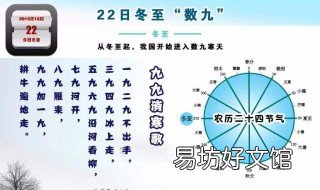什么时间开始数九 什么时候开始数九的