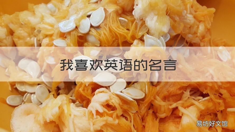 我喜欢英语的名言 关于喜欢英语的名言