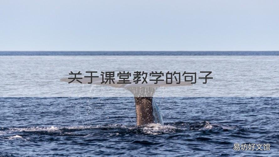 关于课堂教学的句子 关于课堂教学的句子有哪些