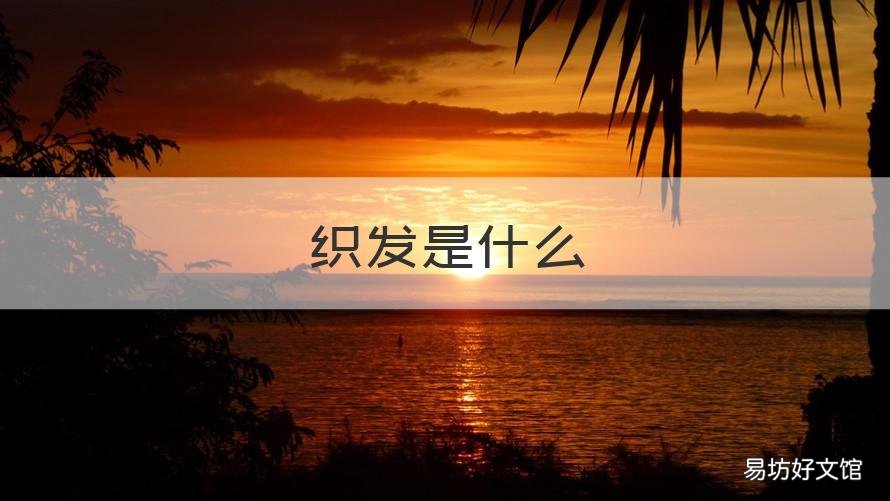 织发是什么 织发是什么时候成熟