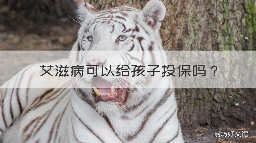 艾滋病可以给孩子投保吗 艾滋病会给孩子吗
