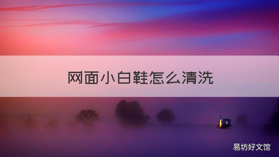 网面小白鞋怎么清洗 网面小白鞋清洗剂