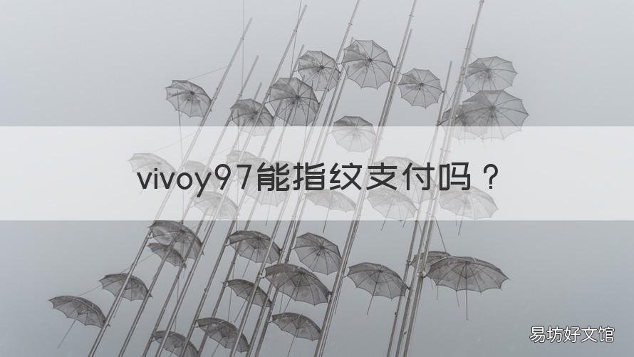 vivoy97能指纹支付吗 vivoy97能指纹解锁吗?