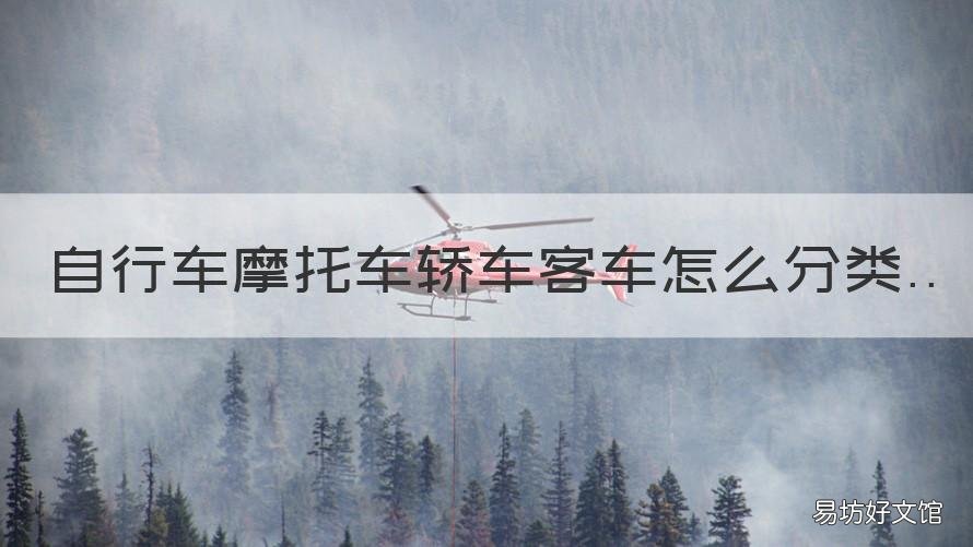 自行车摩托车轿车客车怎么分类 自行车式摩托车叫什么