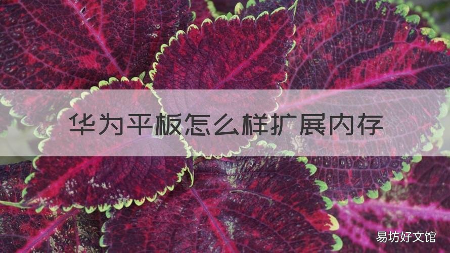 华为平板怎么样扩展内存 华为平板如何扩大内存