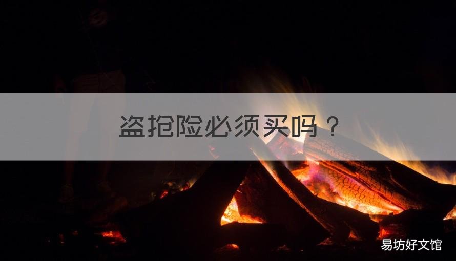 盗抢险必须买吗 抢盗险需要买吗