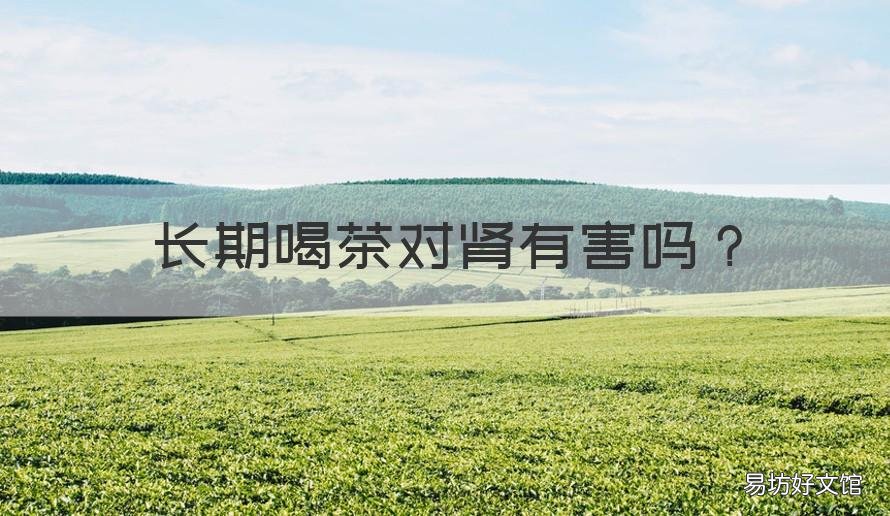 长期喝茶对肾有害吗 常喝茶对肾有坏处吗