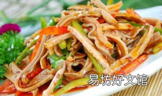 脆猪肚正宗做法 脆猪肚正宗做法视频