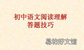 初二语文阅读理解技巧 初二的语文阅读技巧
