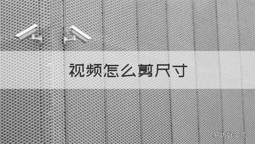 视频怎么剪尺寸 怎么裁剪视频尺寸