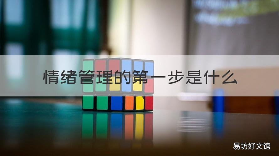 情绪管理的第一步是什么 情绪与管理的第一步是什么
