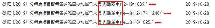 2021沈阳公租房最新摇号名单查询方式 沈阳2021年公租房摇号