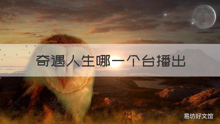 奇遇人生哪一个台播出 奇遇人生为什么停播