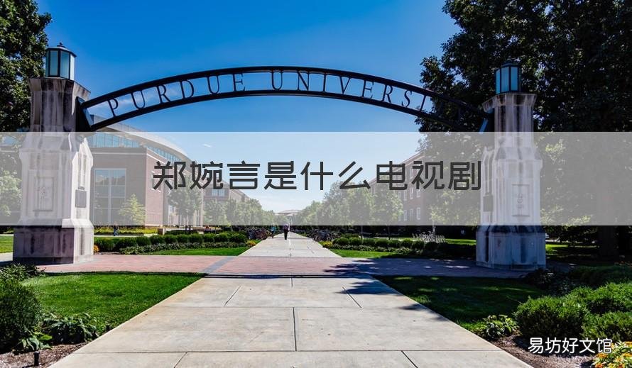 郑婉言是什么电视剧 婉言是哪部电视剧