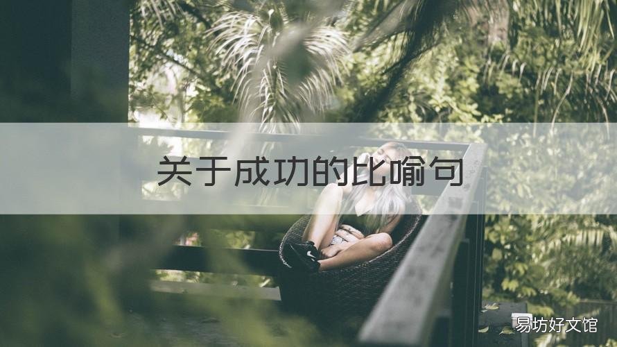 关于成功的比喻句 关于成功的比喻句有哪些