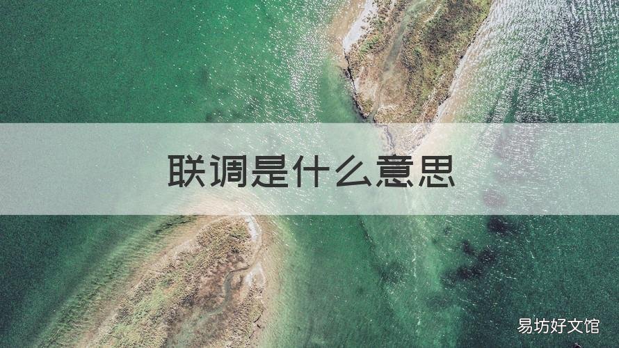 联调是什么意思 视频联调是什么意思