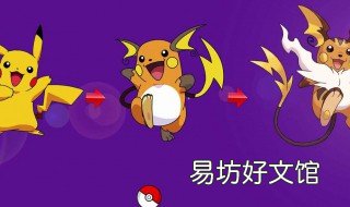 皮卡丘有几种进化 皮卡丘进化是什么样的