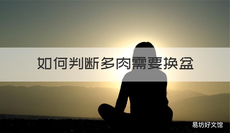 如何判断多肉需要换盆 多肉什么情况需要换盆