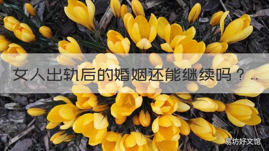 女人出轨后的婚姻还能继续吗 女人出轨后的婚姻还能继续吗心理
