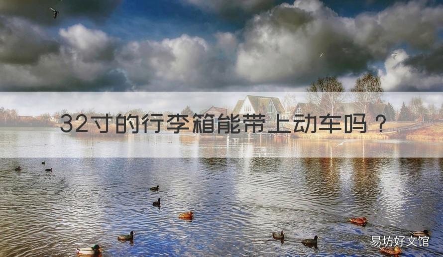 32寸的行李箱能带上动车吗 32寸皮箱可以带上动车吗