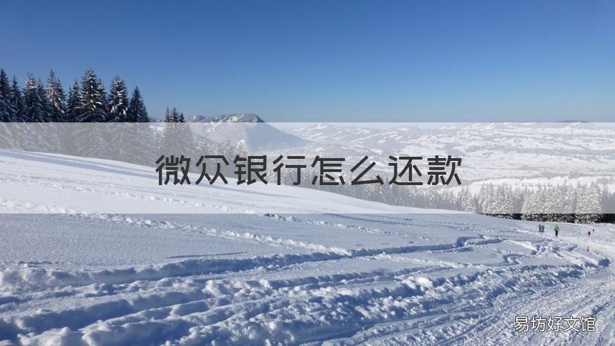 微众银行怎么还款 微众银行怎么还款后用不了