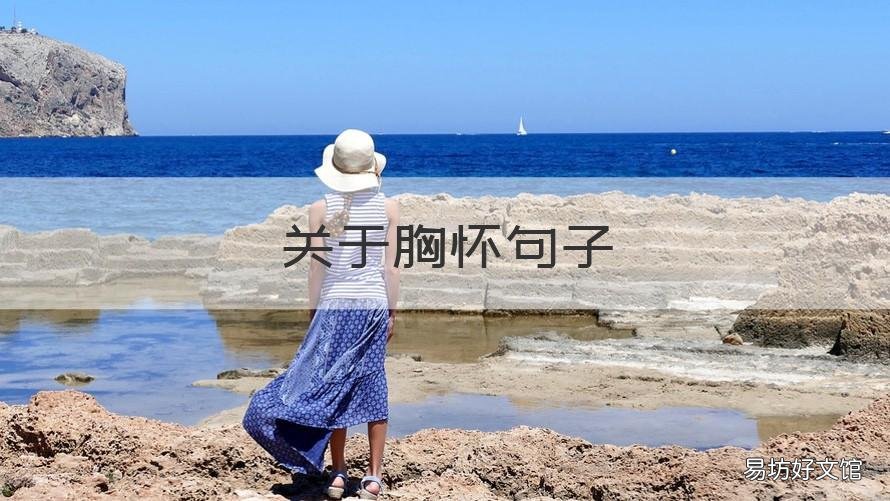 关于胸怀句子 写胸怀的句子