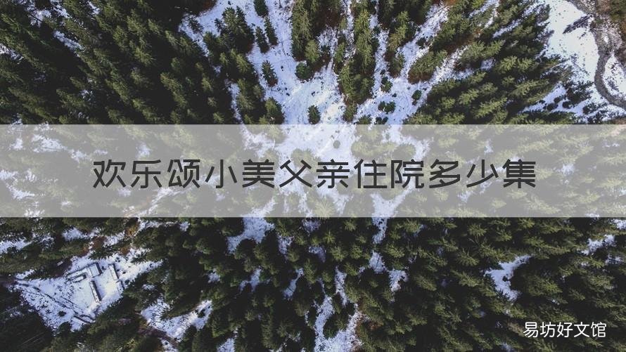 欢乐颂小美父亲住院多少集 欢乐颂2小美结局
