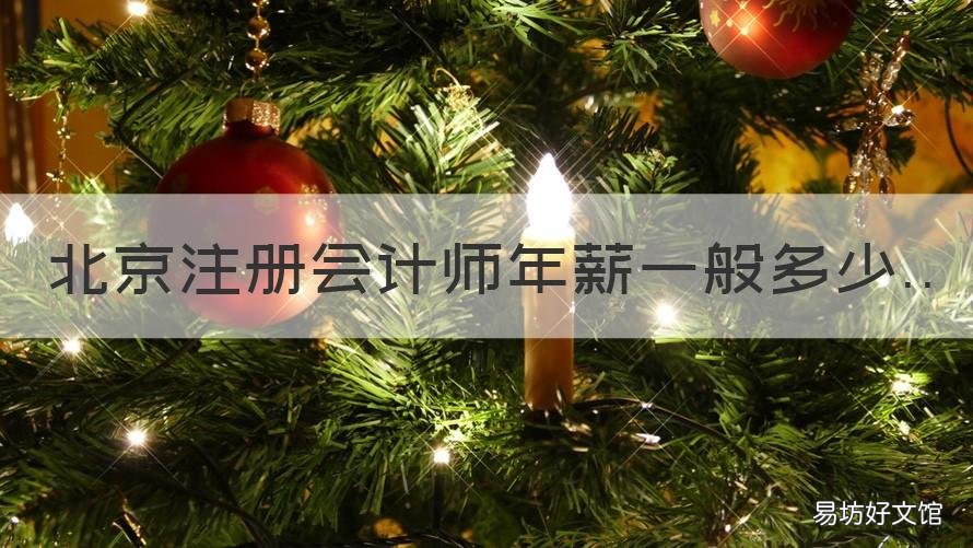 北京注册会计师年薪一般多少 北京注册会计师有多少人