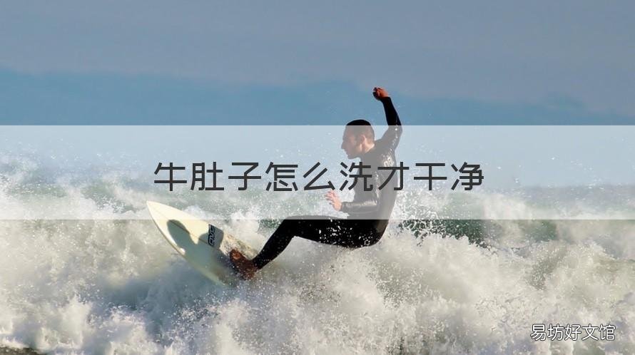 牛肚子怎么洗才干净 牛肚子怎么洗才干净?