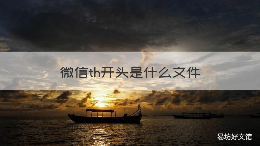 微信th开头是什么文件