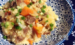 焖糯米饭的做法 焖糯米饭的做法和配料